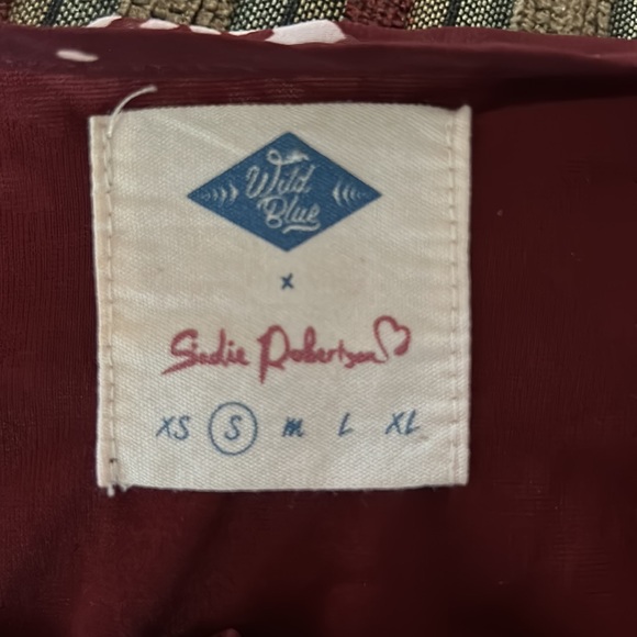 ❤️ Wild Blue Sadie Robertson heart print dress ❤️ - Picture 5 of 6